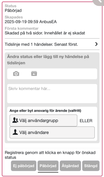 Find lists buttons